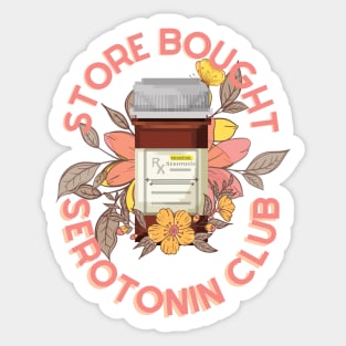 Store Bought Serotonin Club Sticker